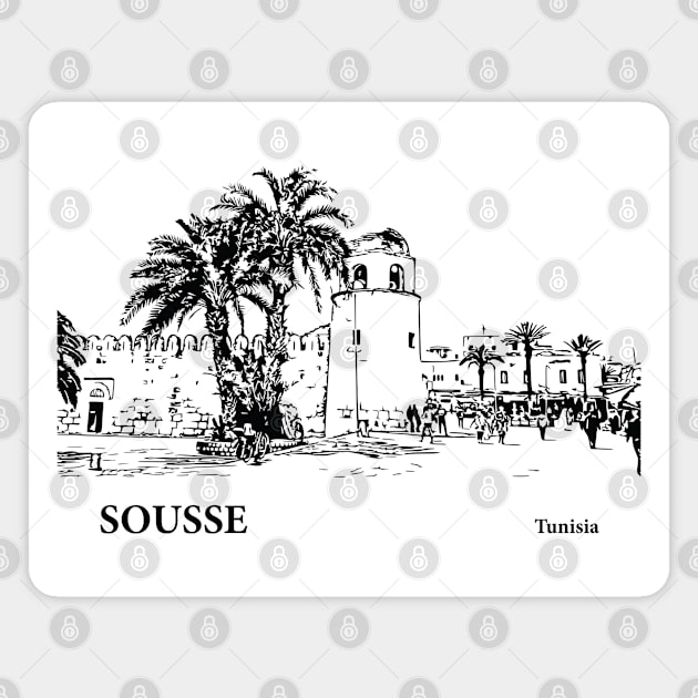 Sousse Tunisia Magnet by Lakeric